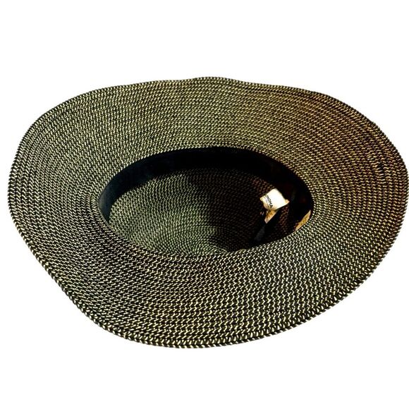 Sonoma Black and White Wide-Brimmed Hat Adjustable Head Size UPG 50+. - Picture 2 of 12